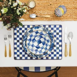 Royal Check Cork Back Placemats, Set of 4