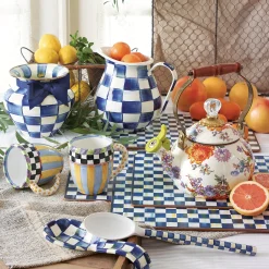 Royal Check Cork Back Placemats, Set of 4