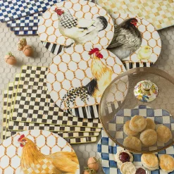 Royal Check Cork Back Placemats, Set of 4