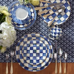 Royal Check Dinner Plate