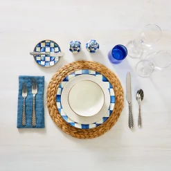 Royal Check Dinner Plate