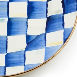 Royal Check Dinner Plate
