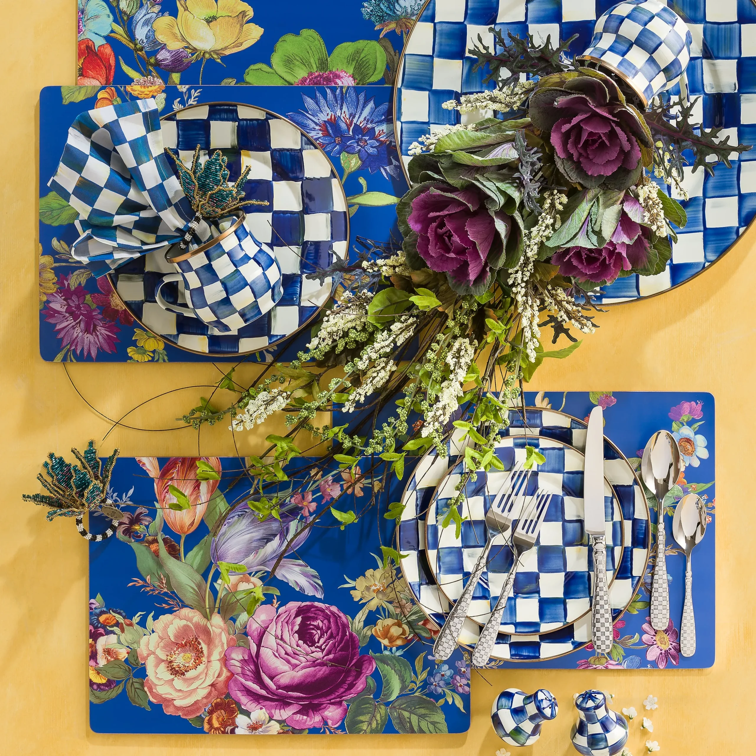 Royal Check Dinner Plate