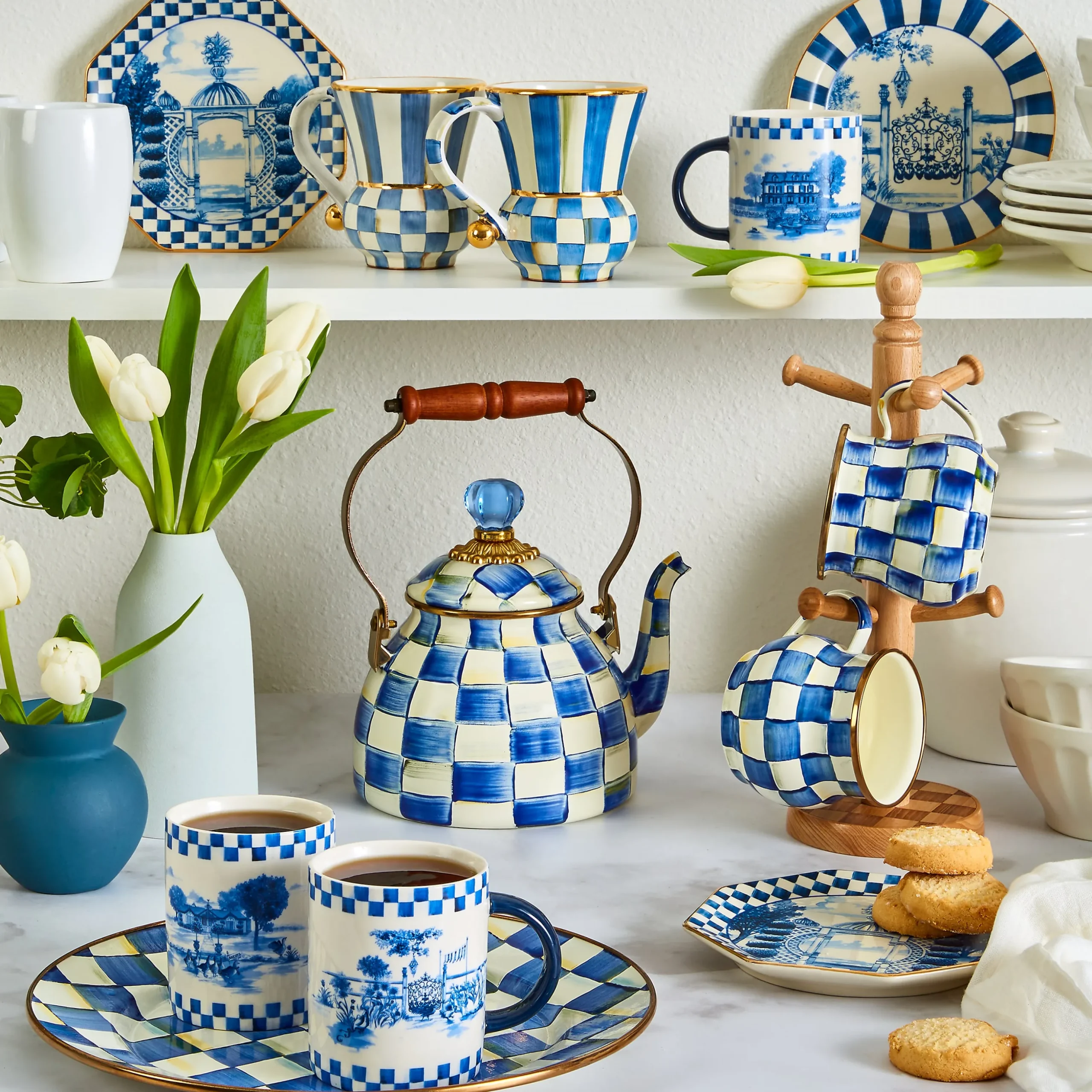 Royal Check Dinner Plate