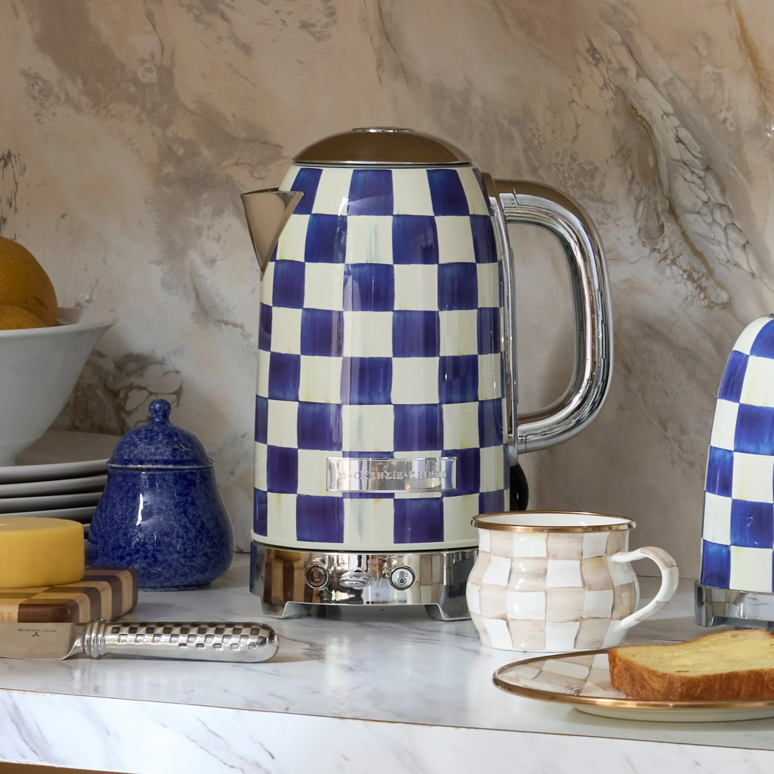 Royal Check Electric Kettle