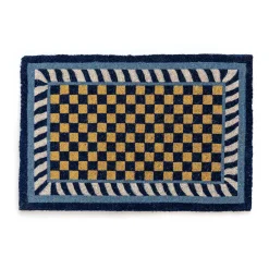 Royal Check Entrance Mat