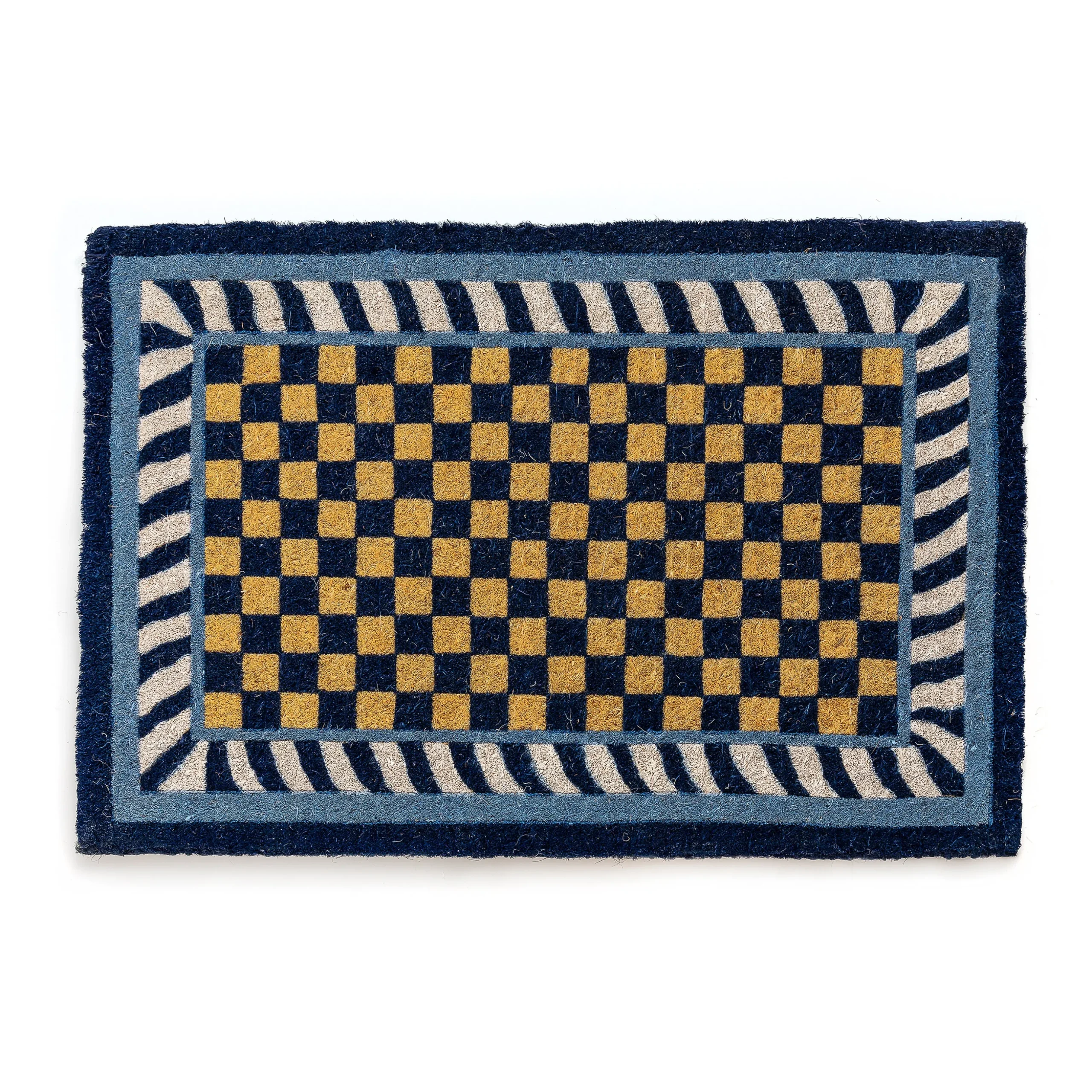 Royal Check Entrance Mat