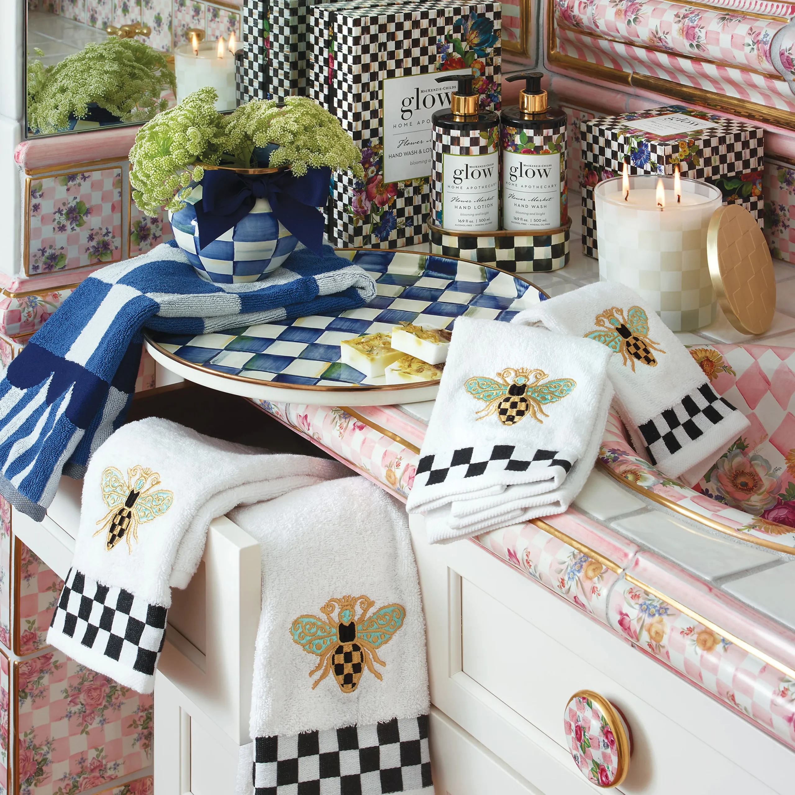 Royal Check Hand Towel