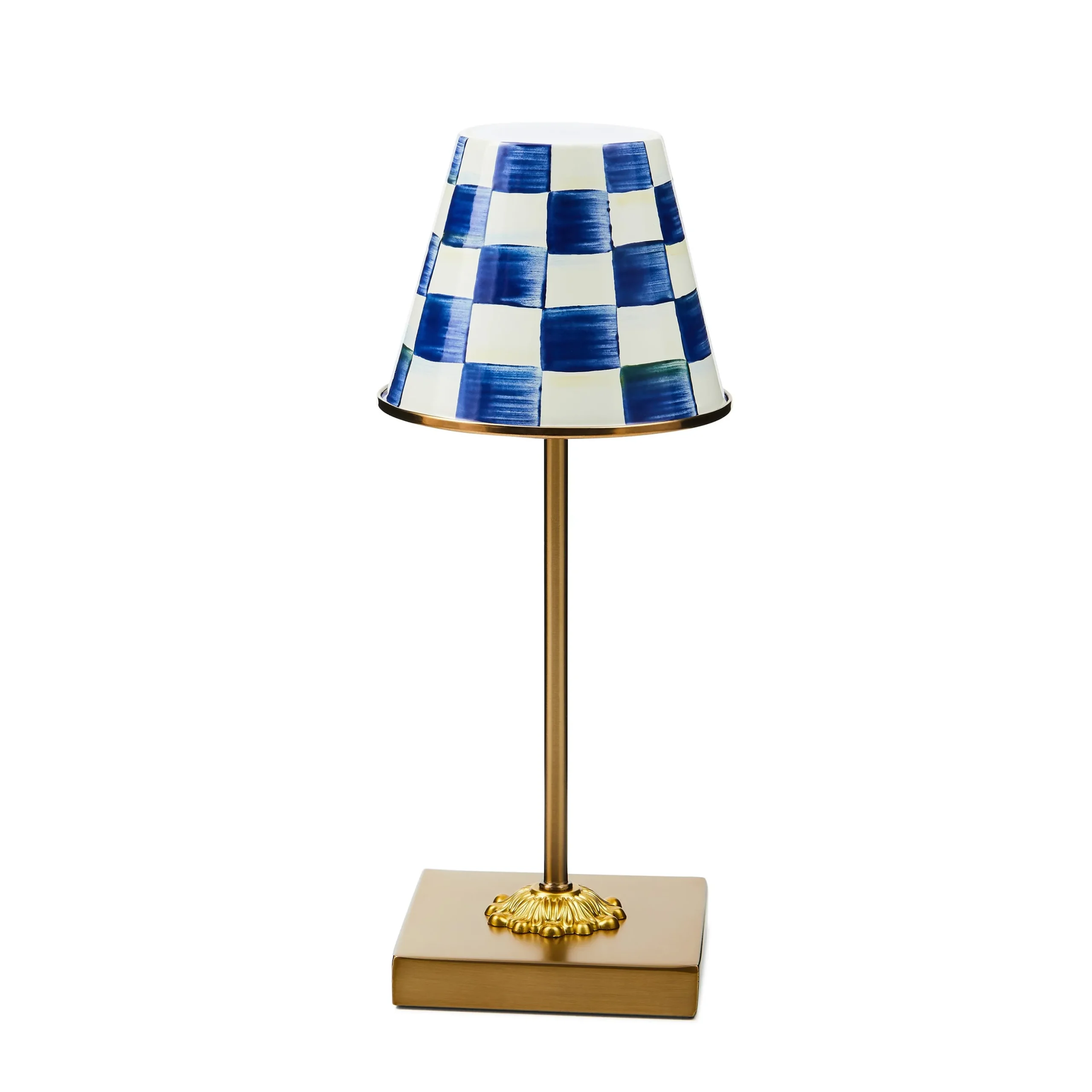 Royal Check LED Rechargeable Cafe Table Lamp