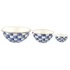 Royal Check Mixing Bowls, Set of 3