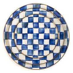 Royal Check Salad/Dessert Plate