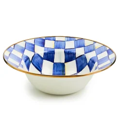Royal Check Serving Bowl