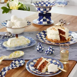 Royal Check Serving Platter