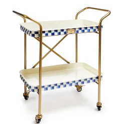Royal Check 2-Tier Kitchen Cart