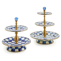 Royal Check Two Tier Sweet Stand