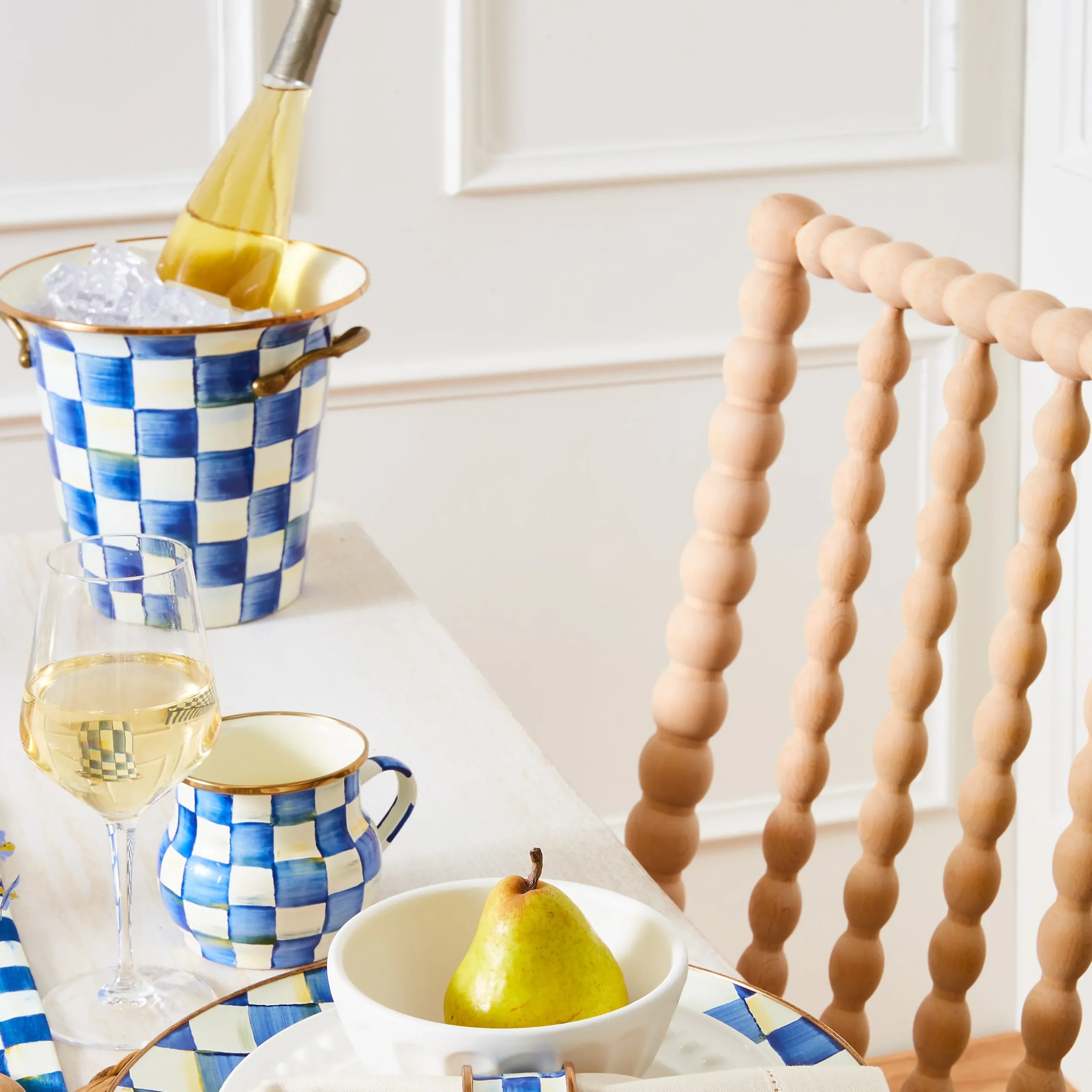 Royal Check Wine Cooler