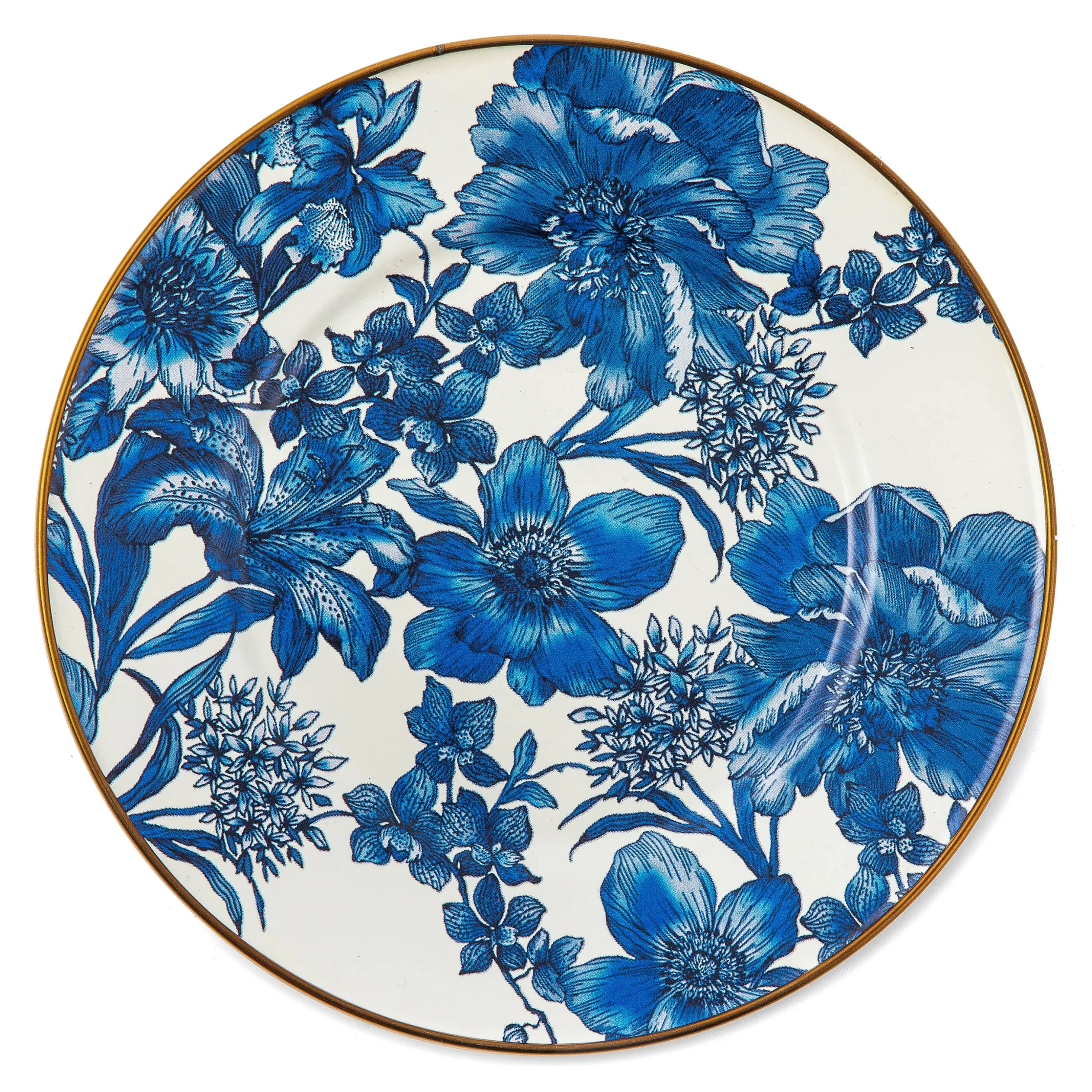 Royal English Garden Enamel Salad/Dessert Plate