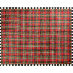 Royal Stewart Tartan Red 8' x 10' Washable Rug