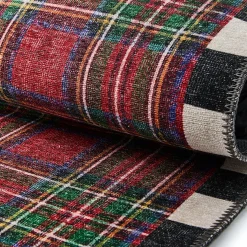 Royal Stewart Tartan Red 8' x 10' Washable Rug
