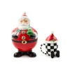 Santa Cookie Jar & Lidded Mug Set