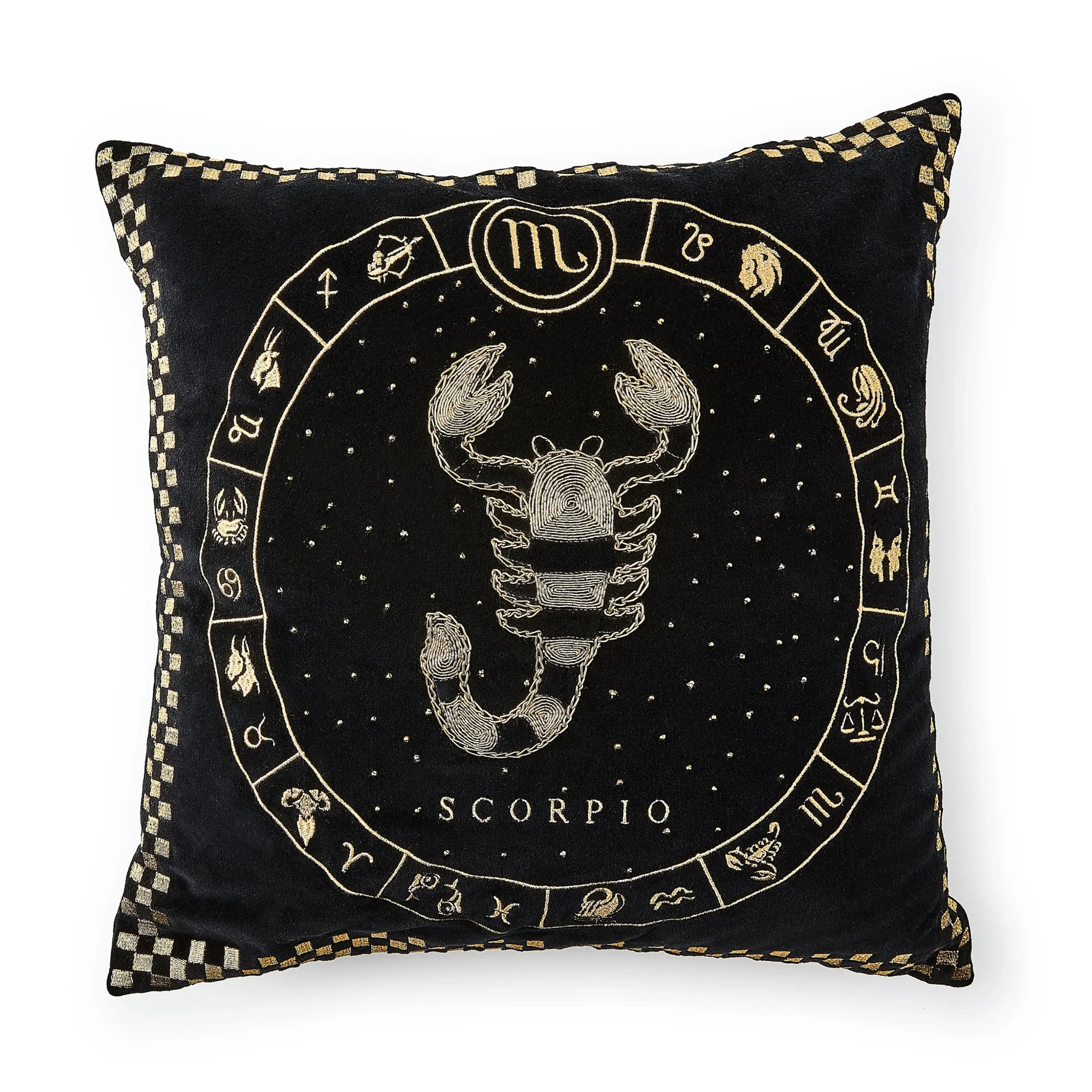 Scorpio Zodiac Throw Pillow