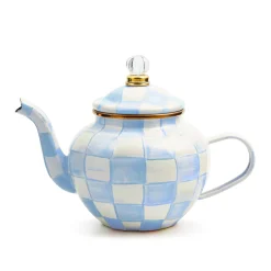 Sky Check 4 Cup Teapot