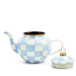 Sky Check 4 Cup Teapot