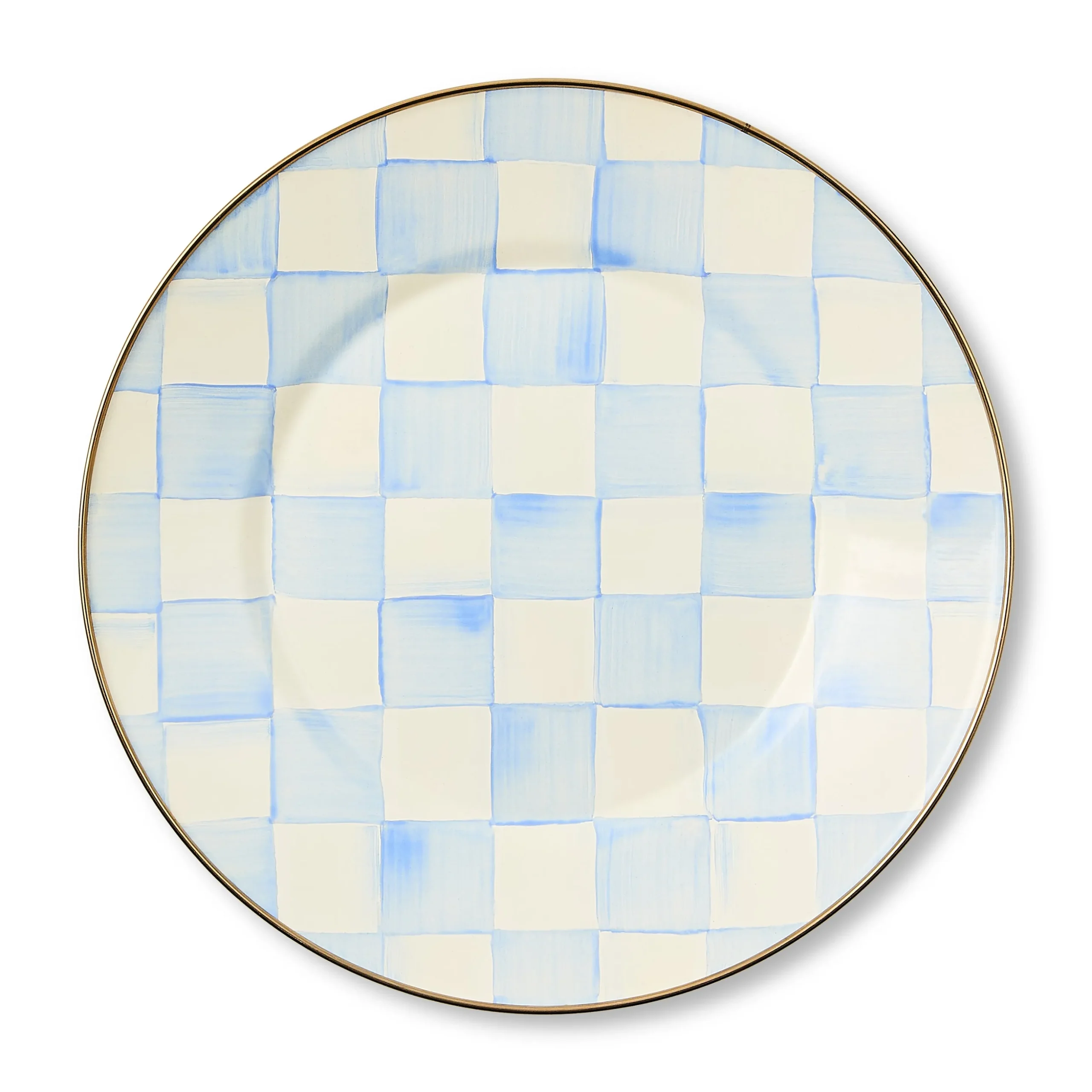 Sky Check Dinner Plate
