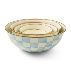 Sky Check Large Everyday Bowl