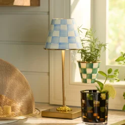 Sky Check LED Rechargeable Cafe Table Lamp