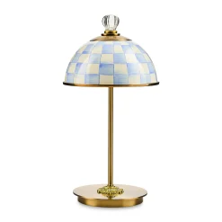 Sky Check LED Rechargeable Dome Table Lamp