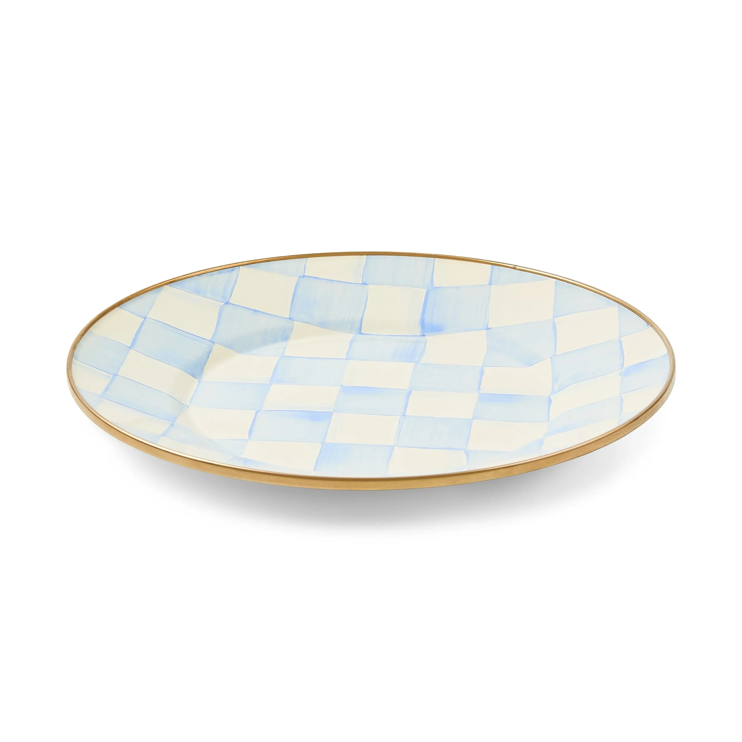 Sky Check Salad/Dessert Plate