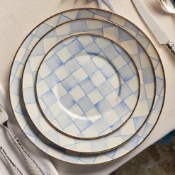 Sky Check Salad/Dessert Plate