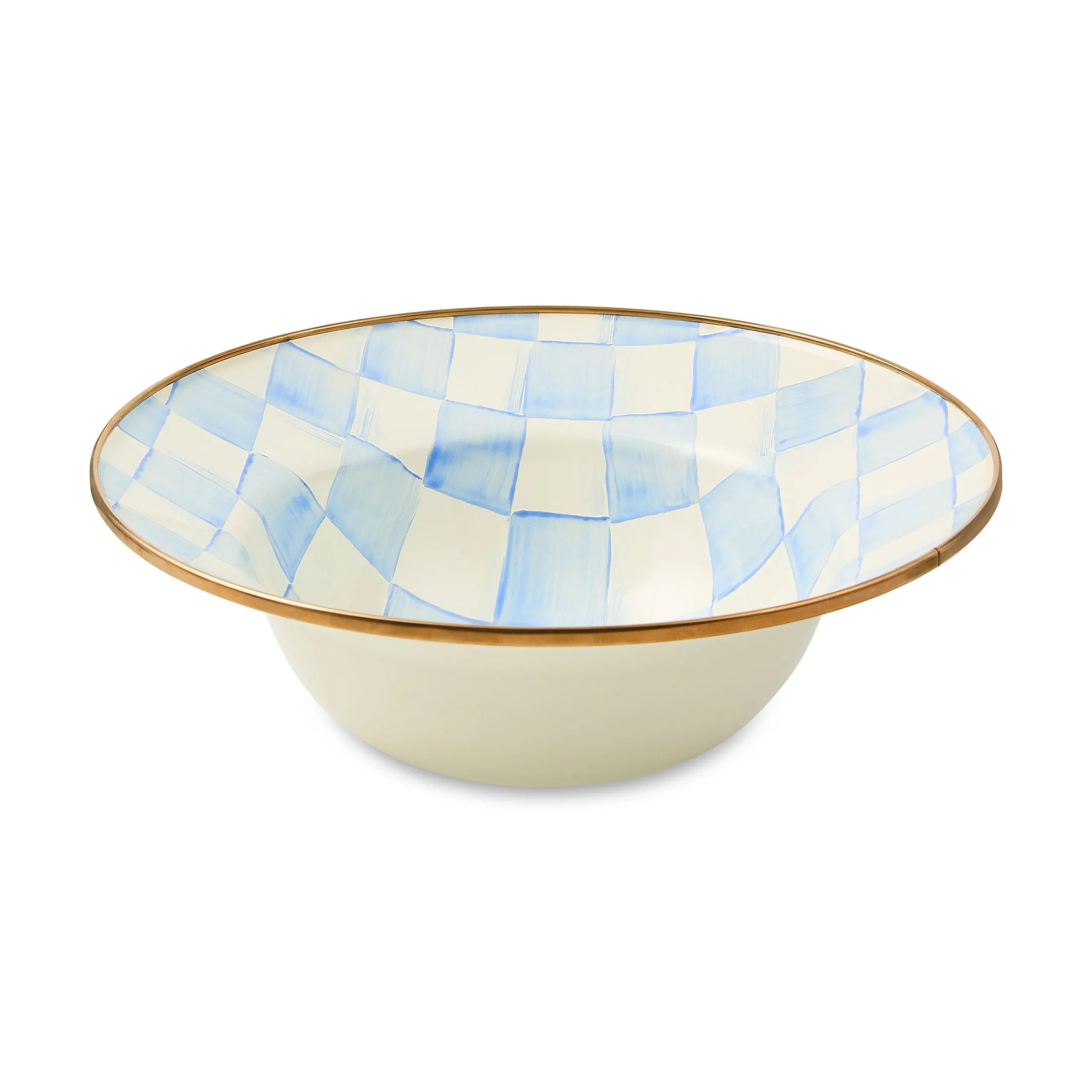 Sky Check Serving Bowl