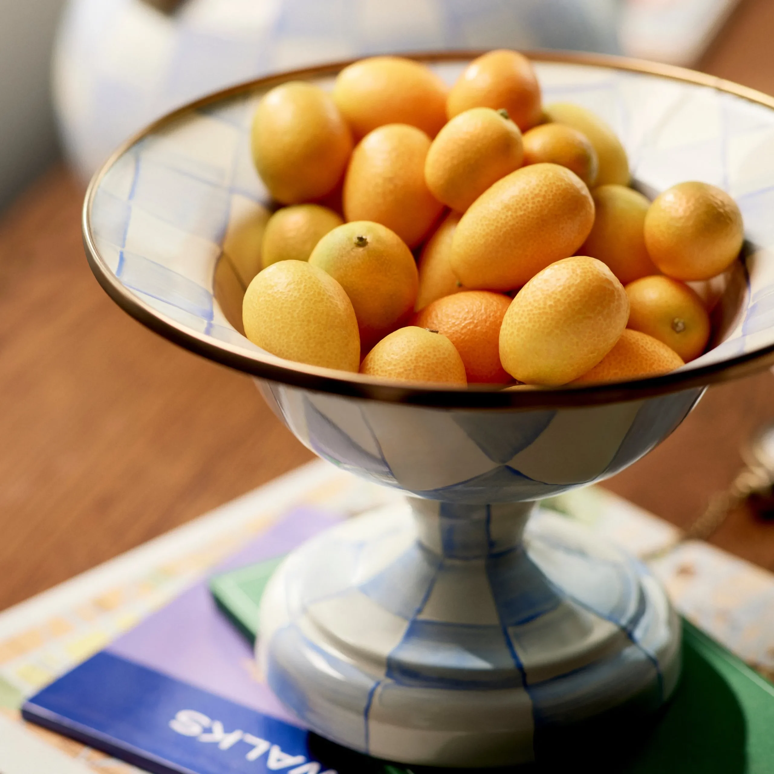 Sky Check Small Compote