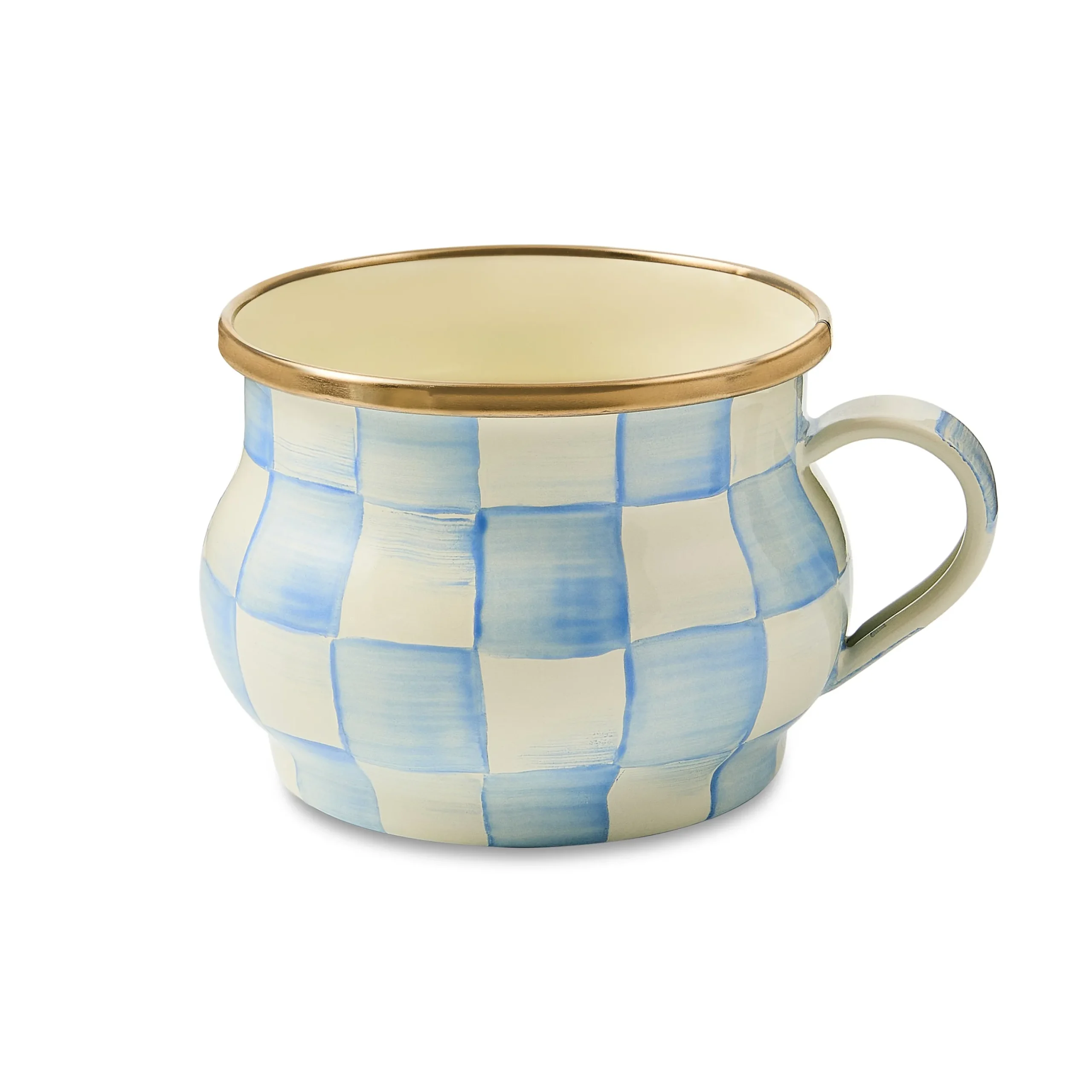 Sky Check Teacup