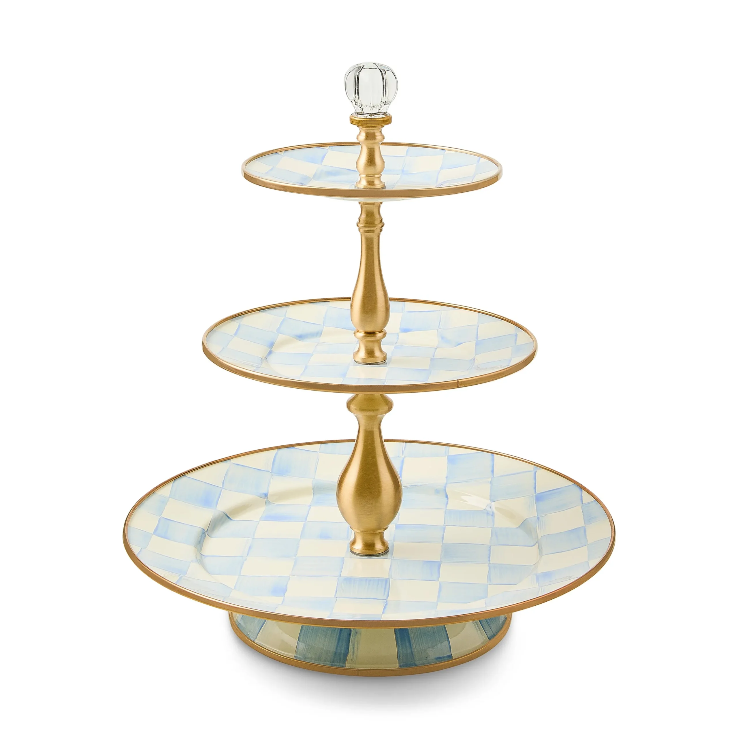 Sky Check Three Tier Sweet Stand