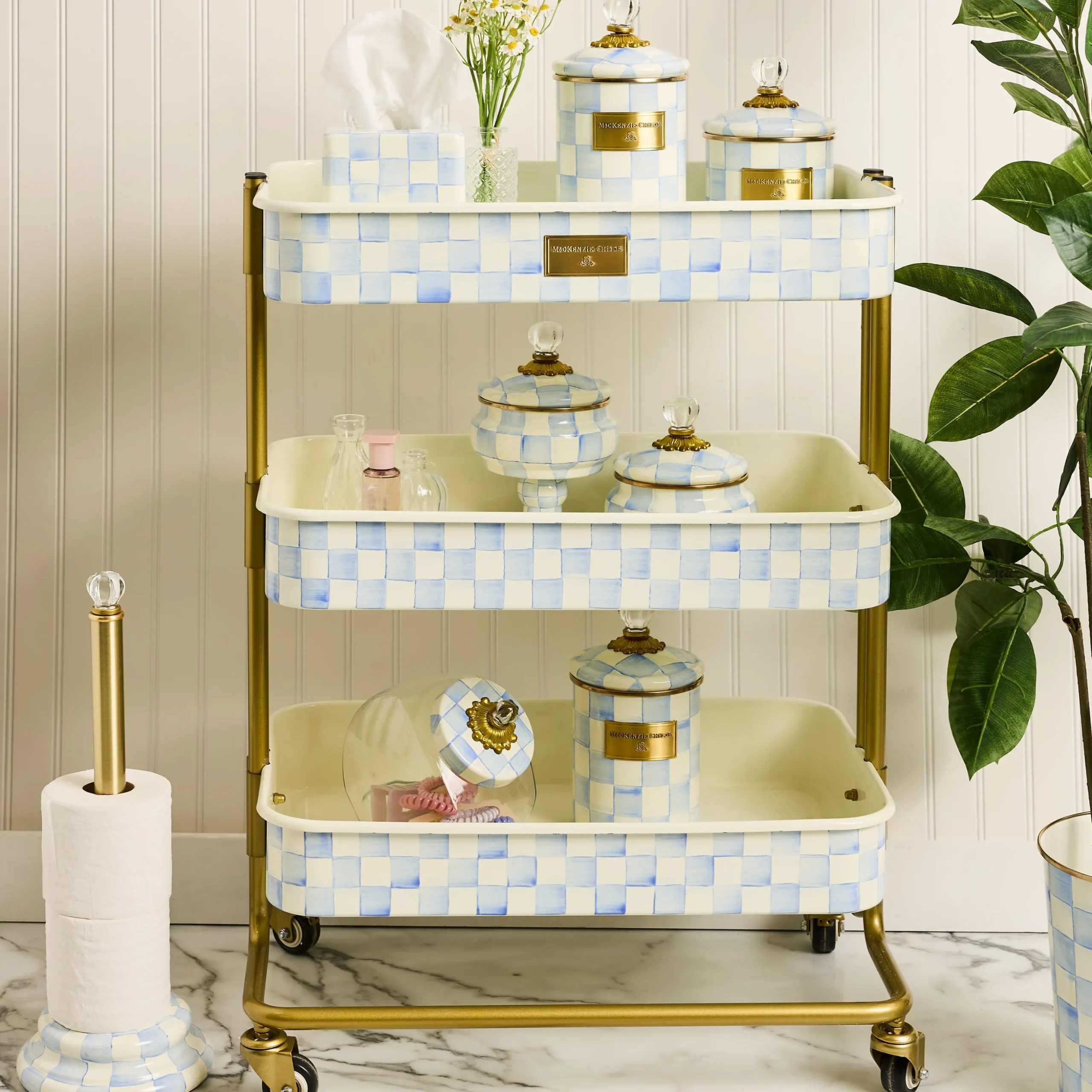 Sky Check 3-Tier Kitchen Cart