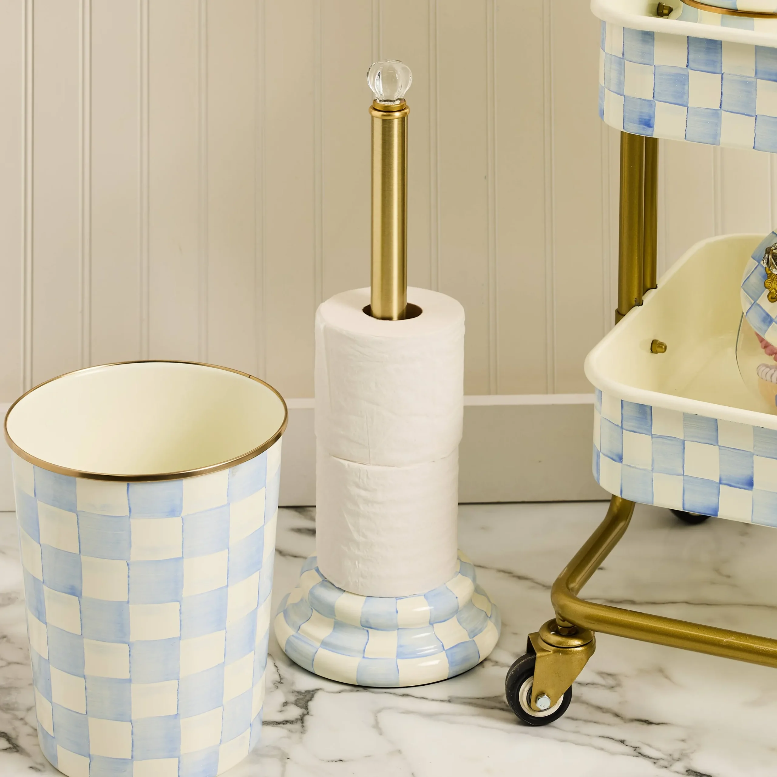 Sky Check Toilet Tissue Storage