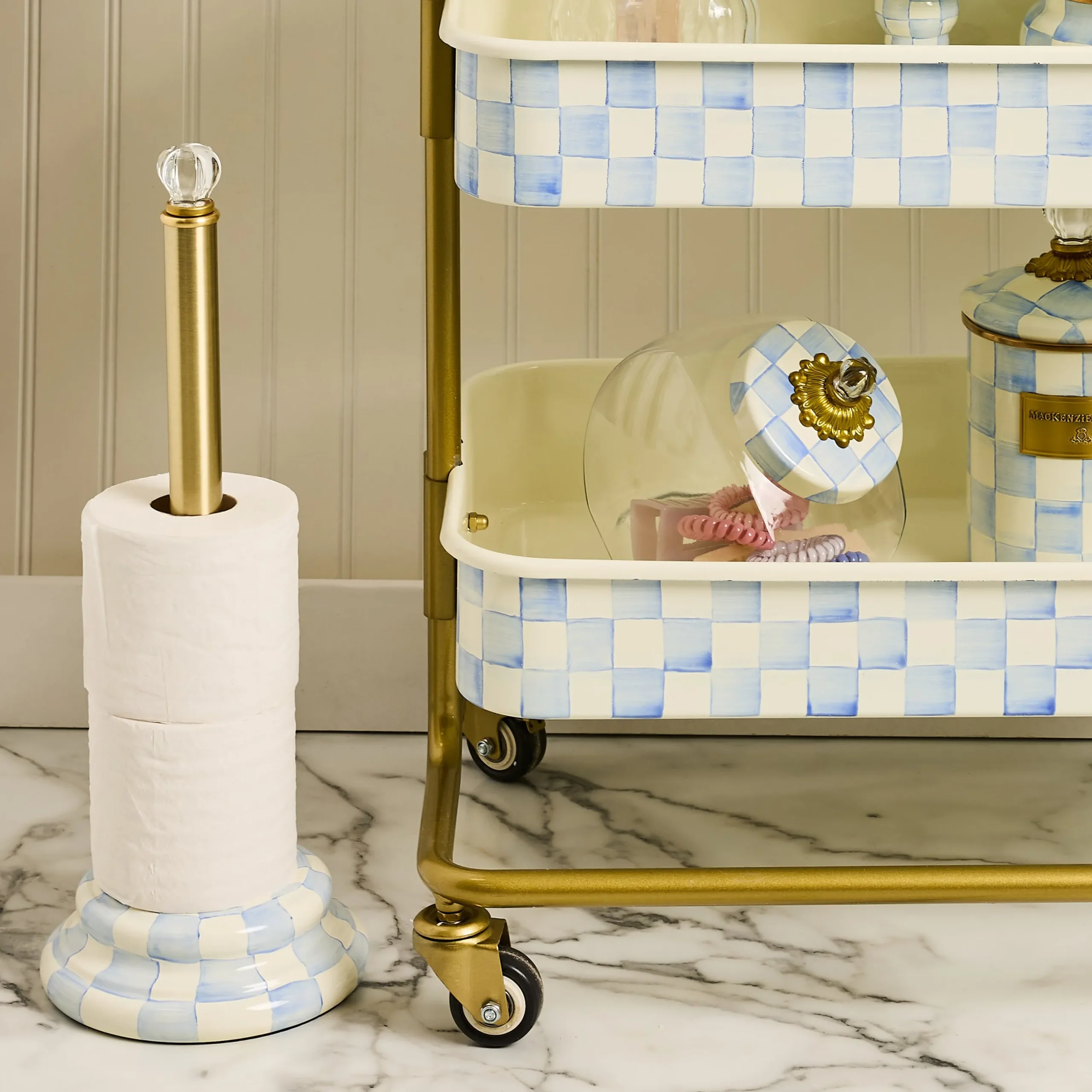 Sky Check Toilet Tissue Storage