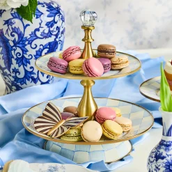 Sky Check Two Tier Sweet Stand