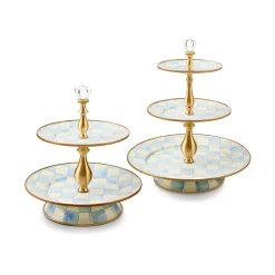 Sky Check Two Tier Sweet Stand