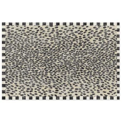 Snow Leopard 5' x 7'6" Washable Rug