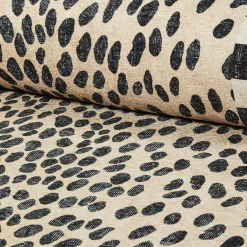 Snow Leopard 5' x 7'6" Washable Rug