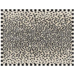 Snow Leopard 8' x 10' Washable Rug