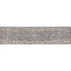 Snow Leopard 2'6" x 10' Washable Runner