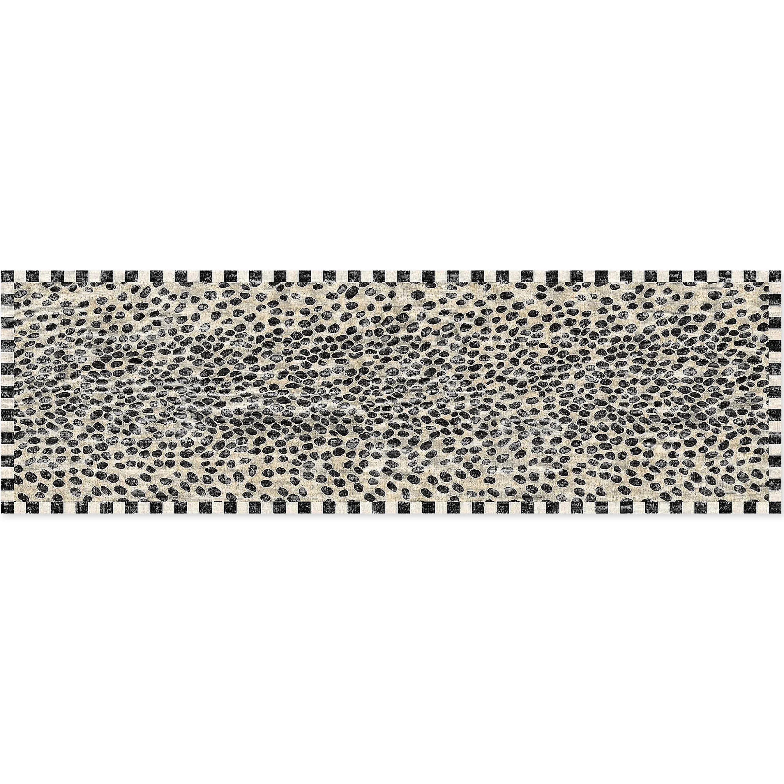 Snow Leopard 2'6" x 8' Washable Runner