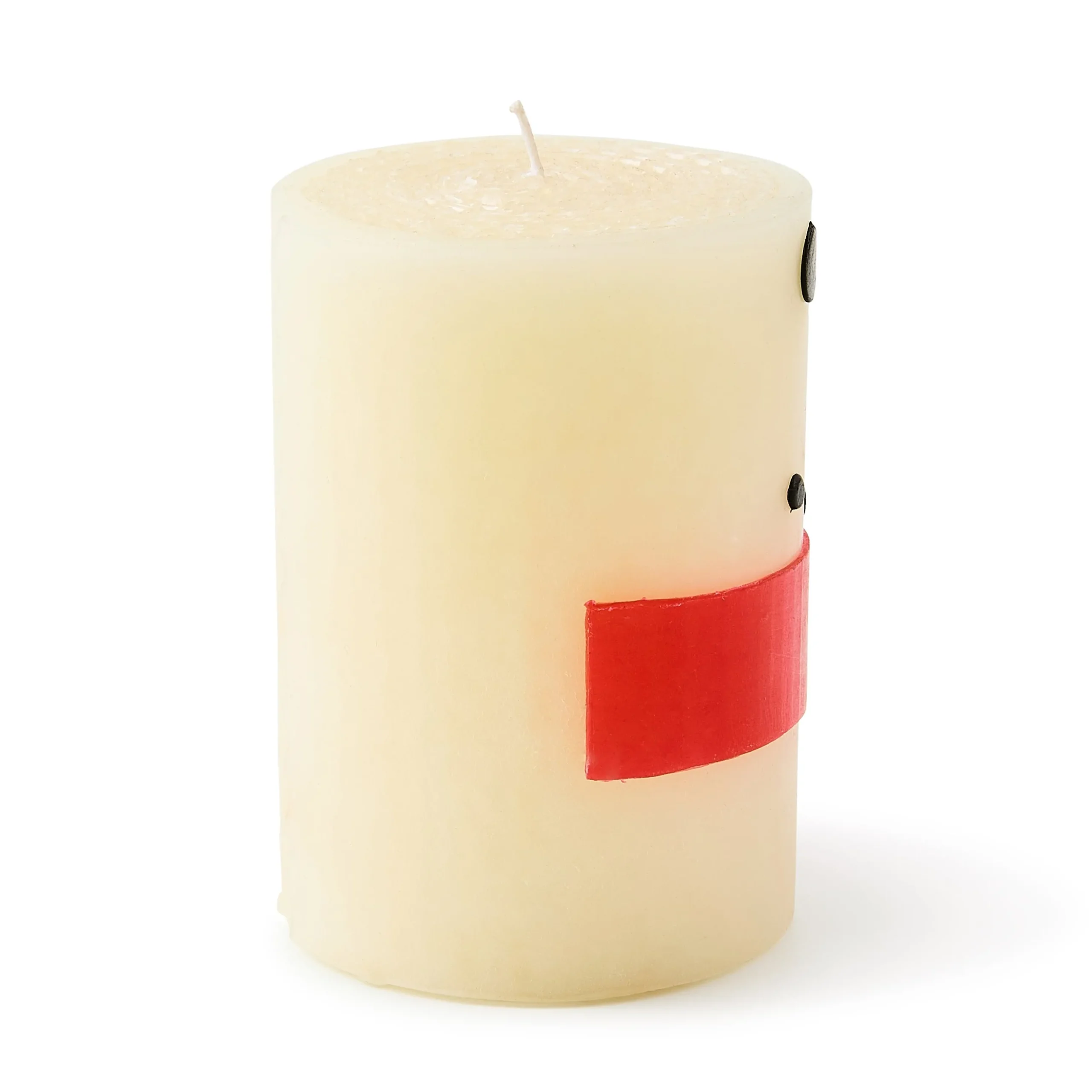 Snowman 4" Pillar Candle