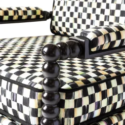 Spindle Check Outdoor Chair