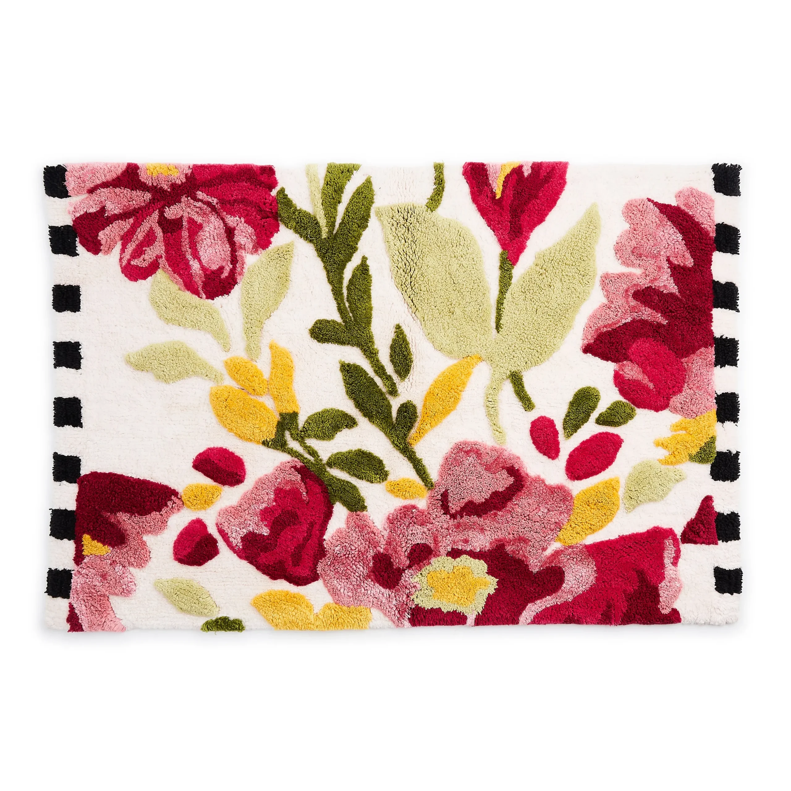 Spring Floral Bath Rug